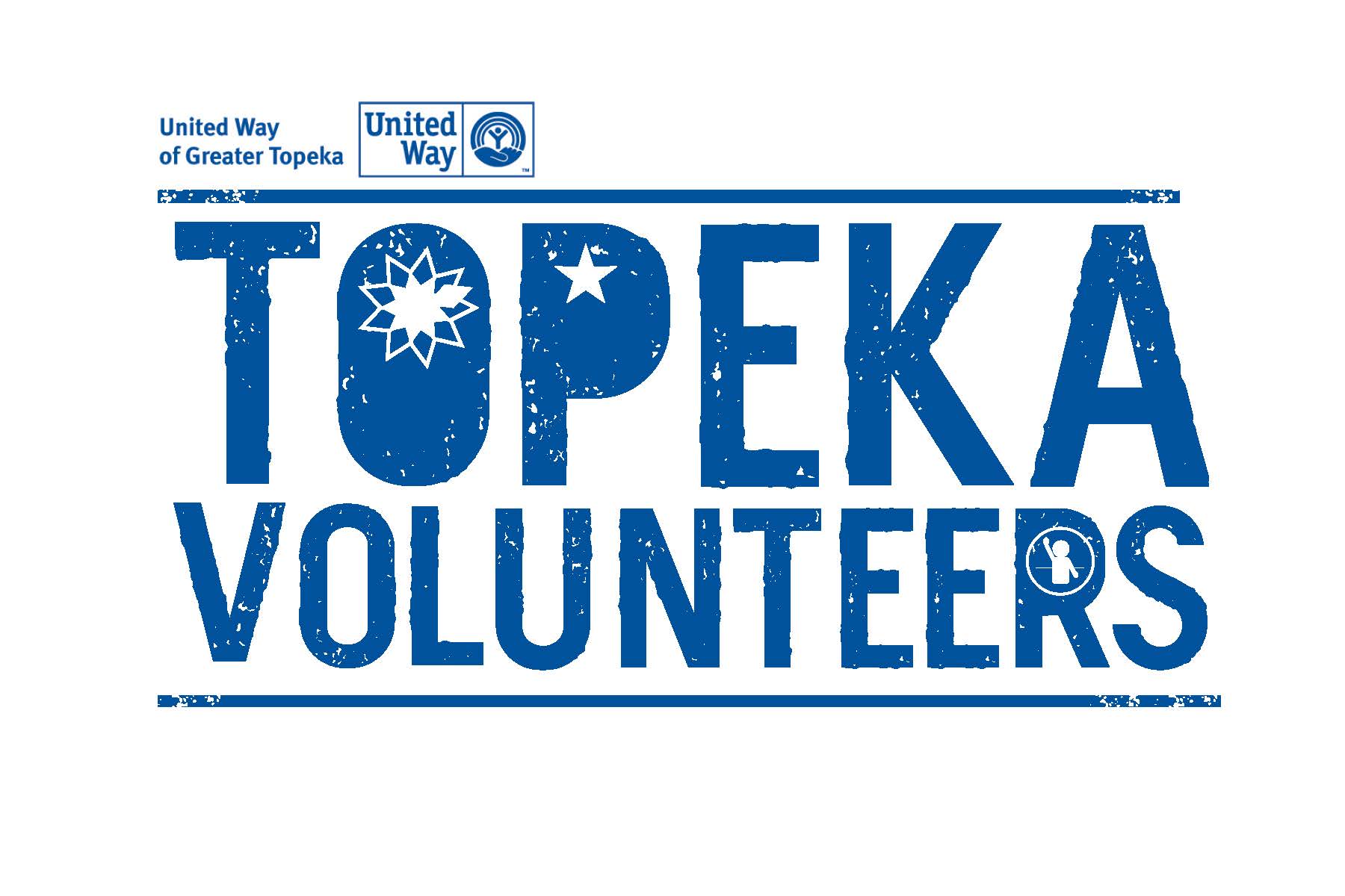 Topeka Volunteers event logo blue