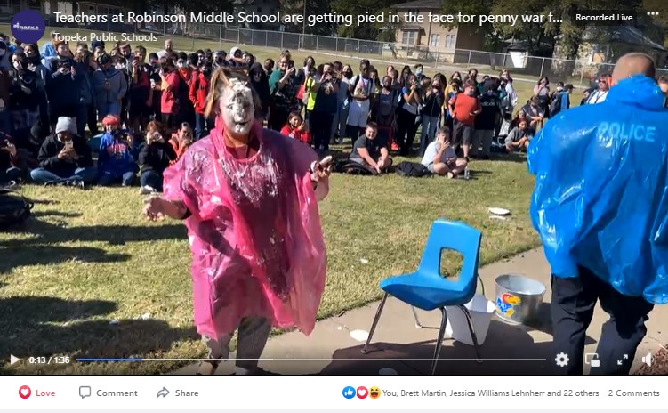Robinson pie in the face penny war